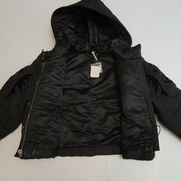 Free People Fleur de Lis Denim Puffer Jacket - Picture 12 of 16